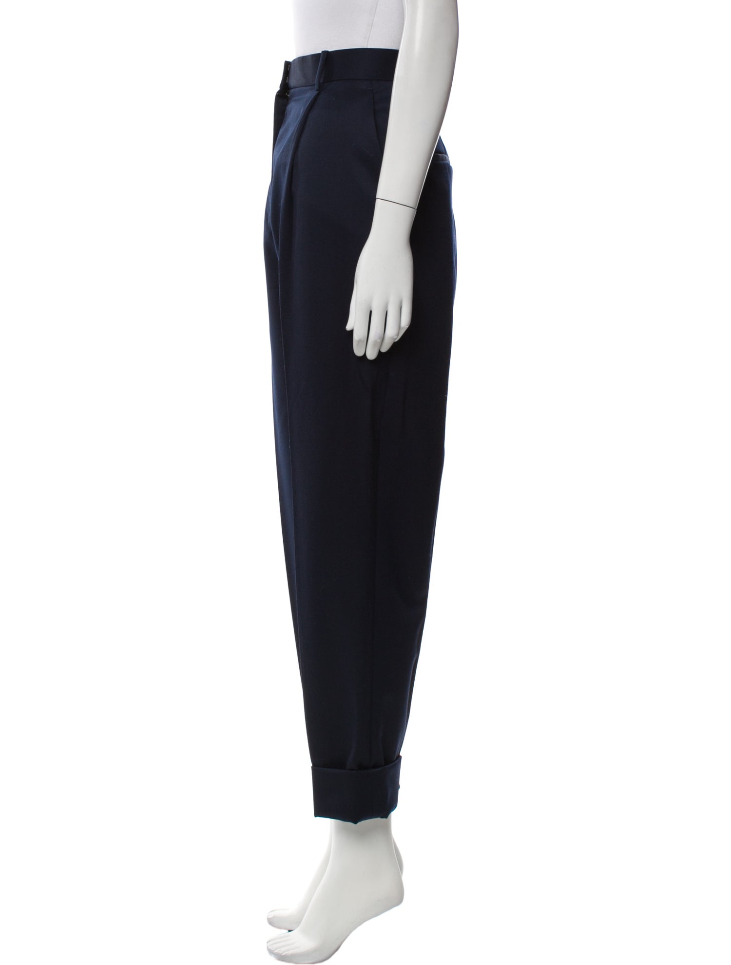 The Row Wool Straight Leg Pants