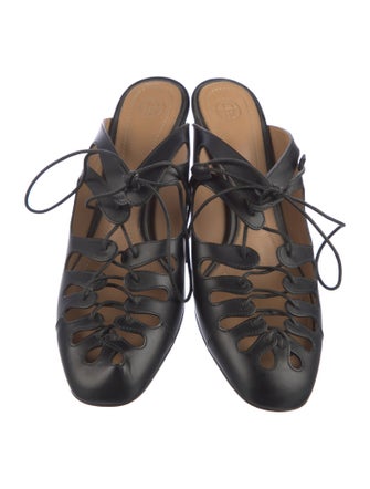 The Row Leather Mules
