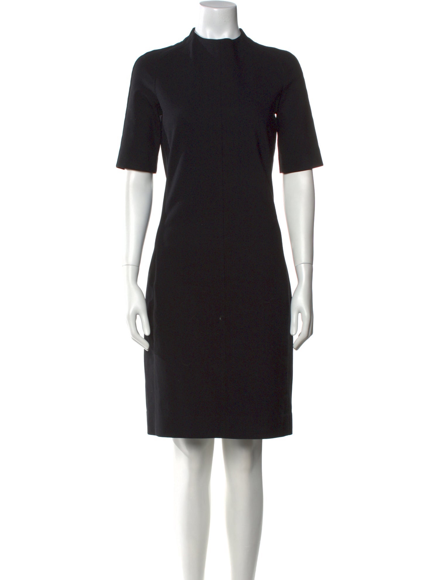 The Row Mock Neck Knee-Length Dress