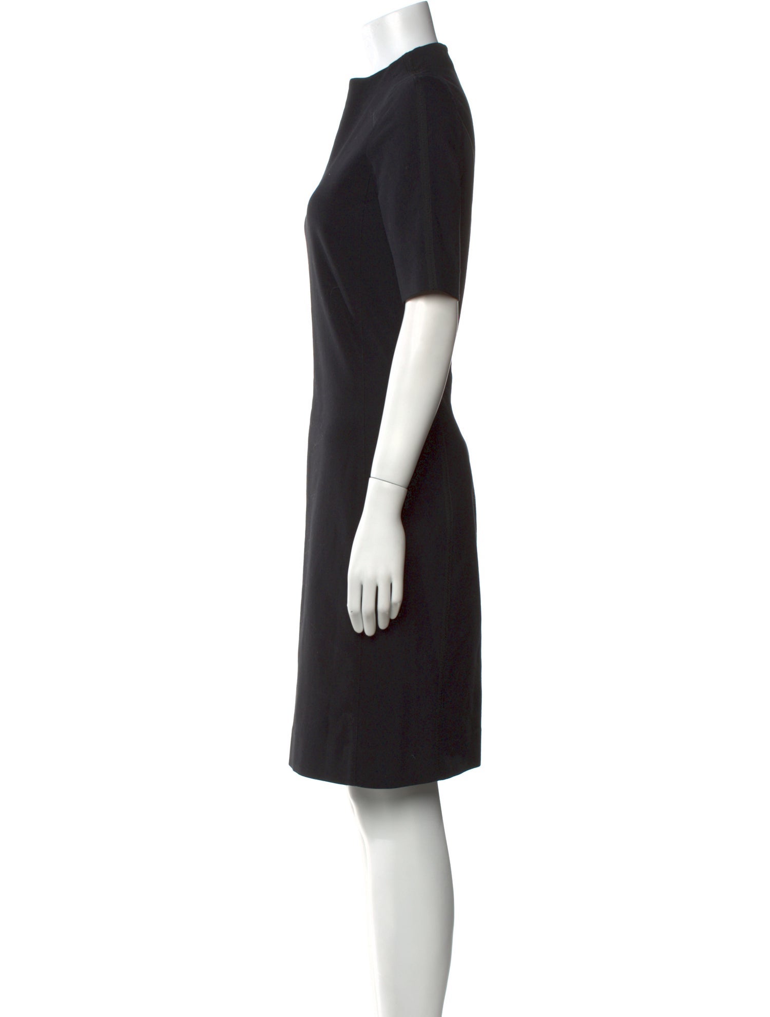 The Row Mock Neck Knee-Length Dress