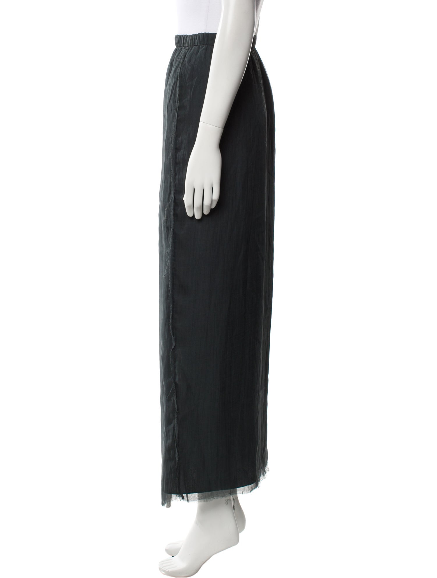 The Row Silk Long Skirt