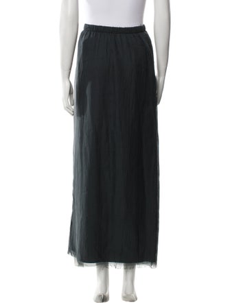 The Row Silk Long Skirt