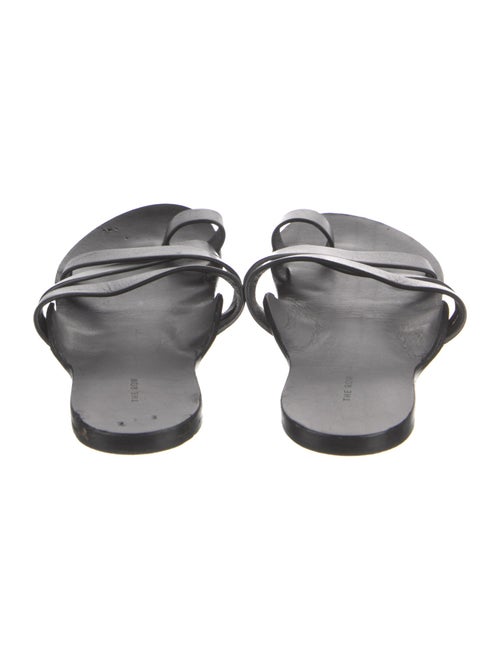 The Row Leather Slides