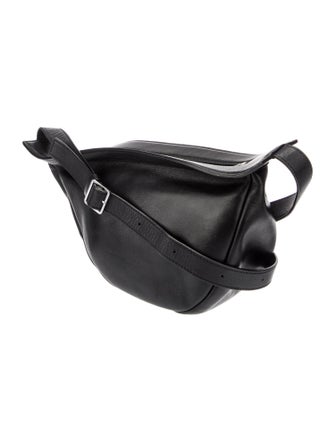 The Row Leather Small Slouchy Banana Bag Small