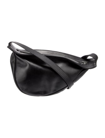 The Row Leather Small Slouchy Banana Bag Small