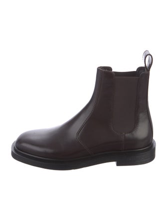 The Row Elastic Ranger Leather Chelsea Boots