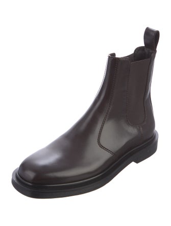 The Row Elastic Ranger Leather Chelsea Boots