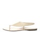 The Row Ravello Leather Flip Flops