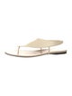 The Row Ravello Leather Flip Flops