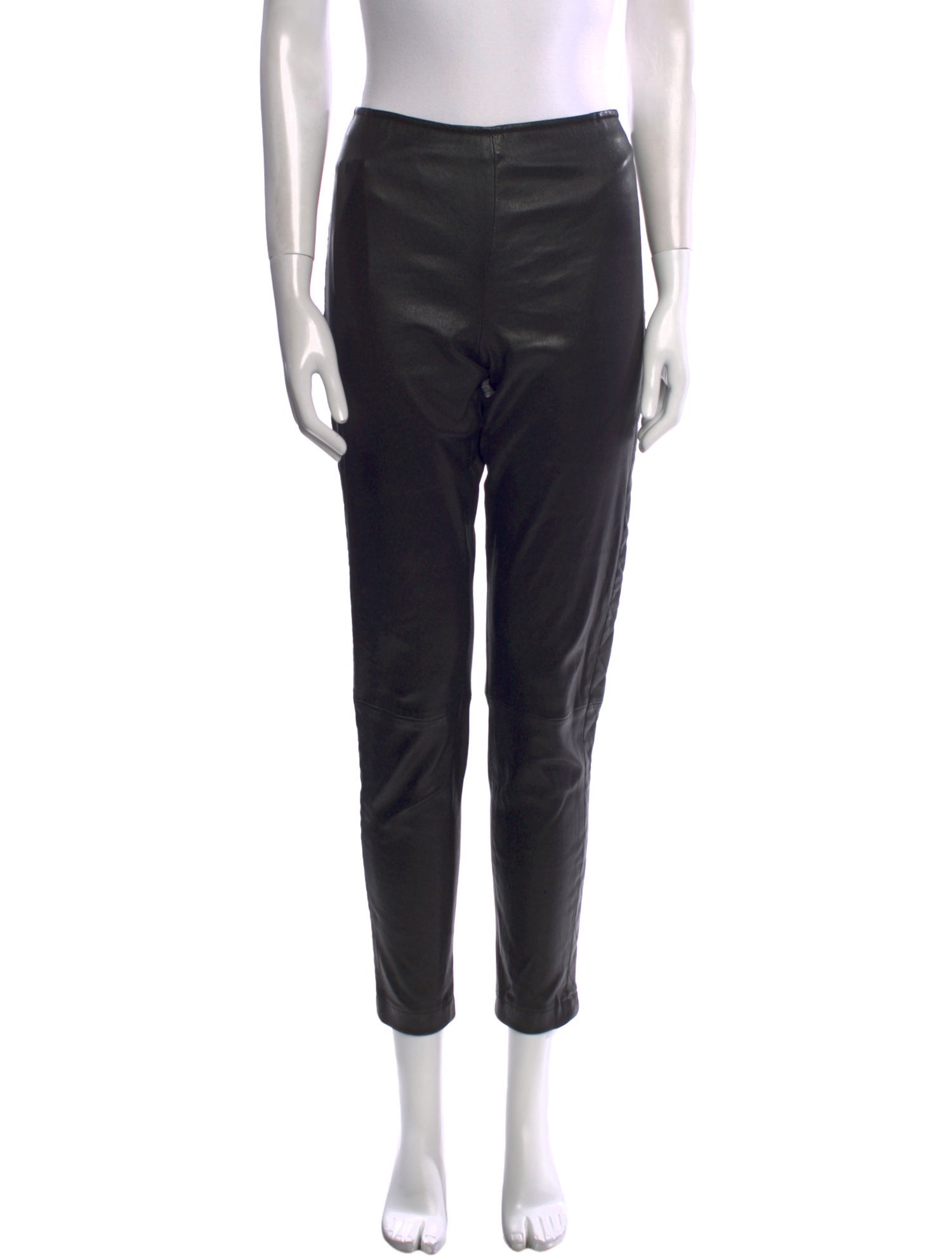 The Row Leather Skinny Leg Pants