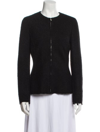 The Row Virgin Wool Tweed Pattern Evening Jacket