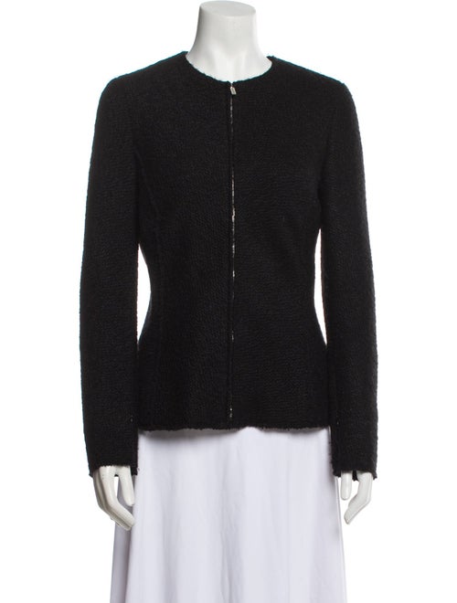 The Row Virgin Wool Tweed Pattern Evening Jacket