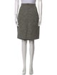 The Row Tweed Pattern Knee-Length Skirt