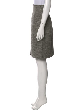 The Row Tweed Pattern Knee-Length Skirt