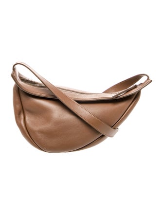 The Row Leather Slouchy Banana Bag