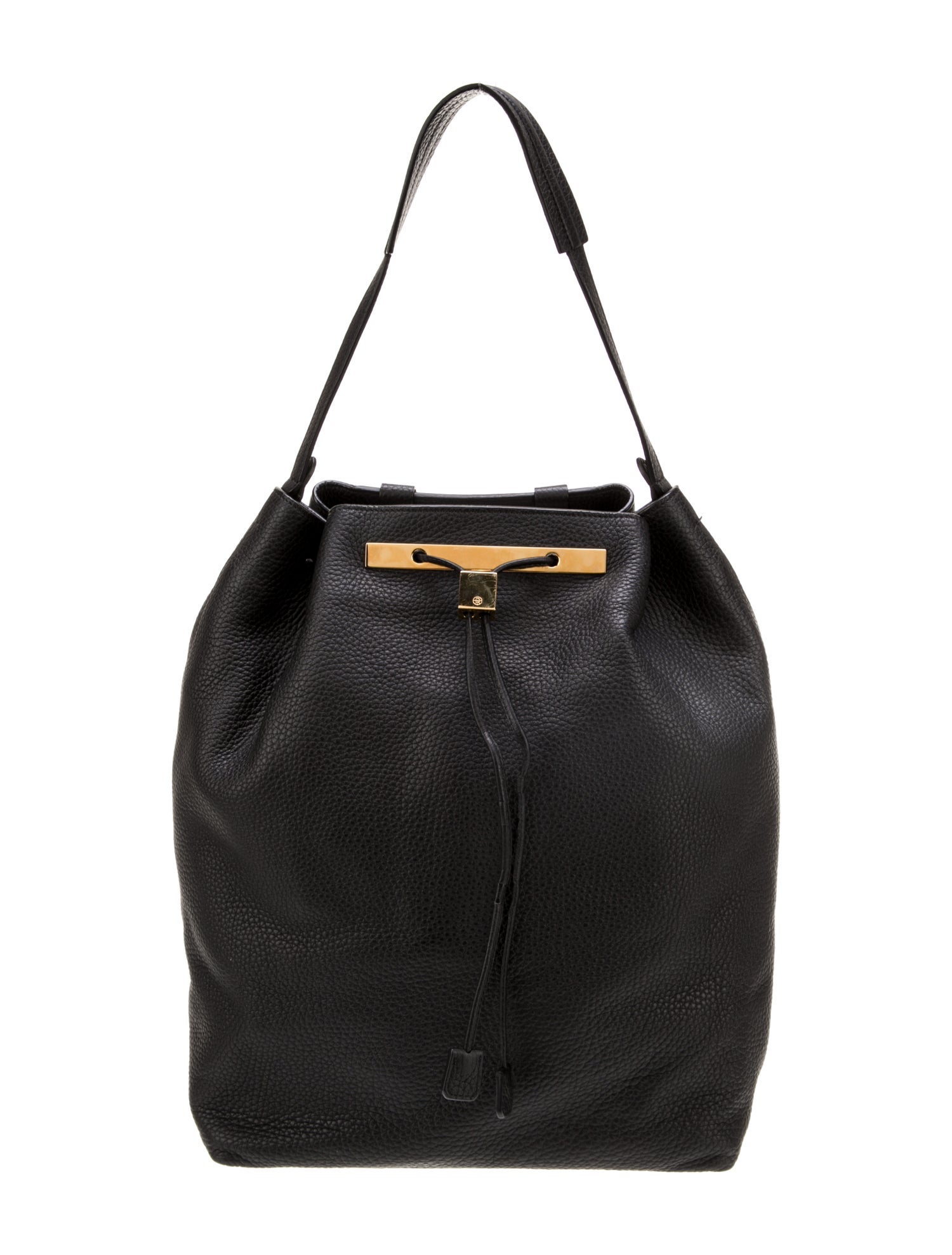 The Row Leather Bucket Bag
