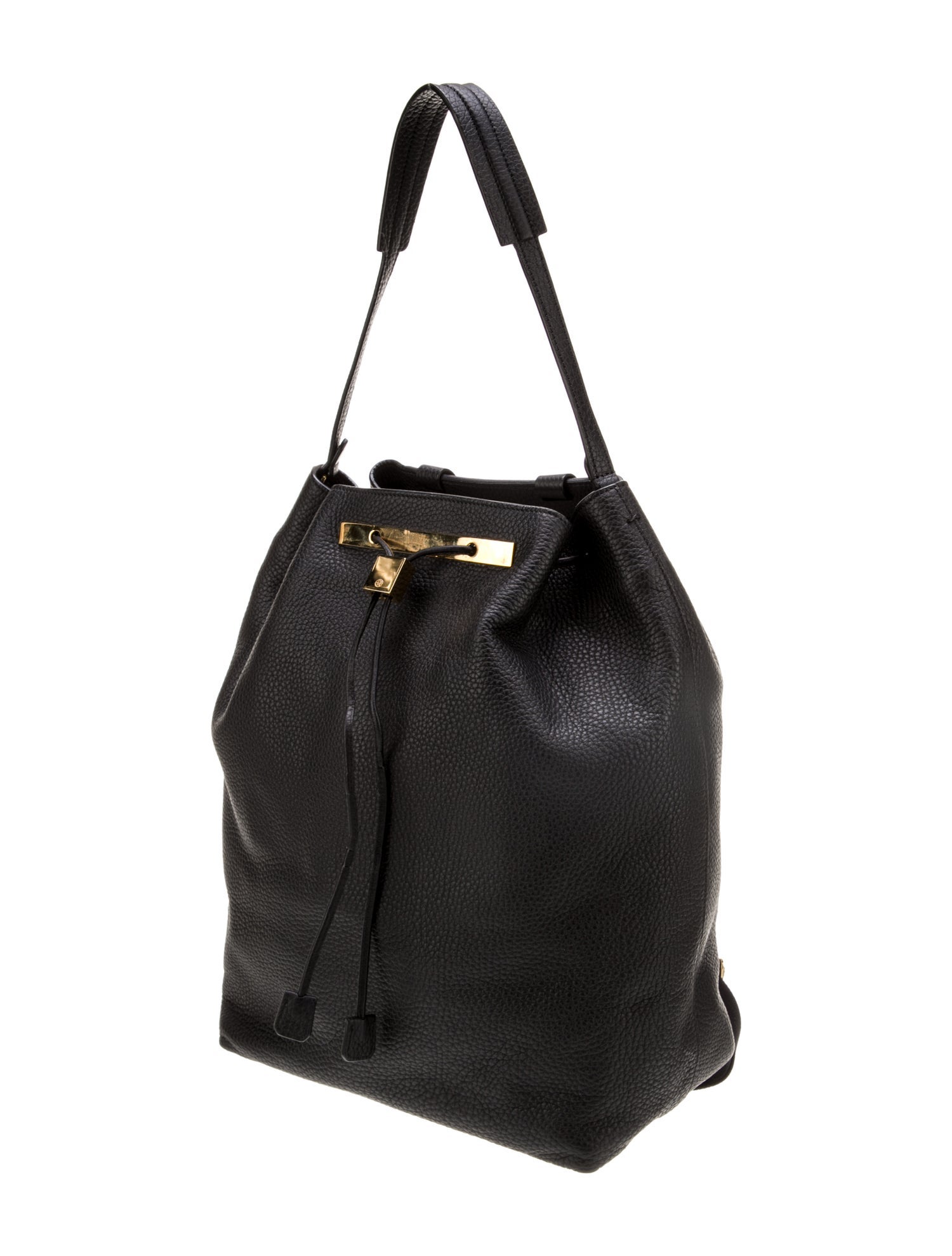 The Row Leather Bucket Bag