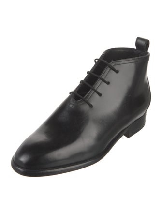 The Row Grant Leather Oxfords