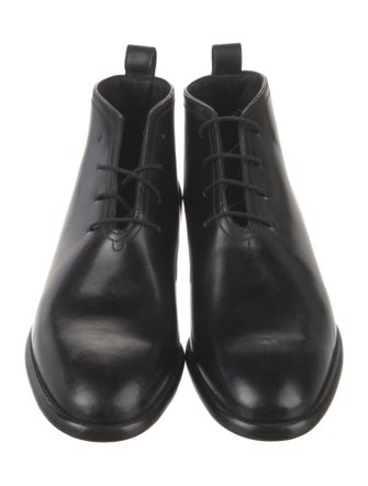 The Row Grant Leather Oxfords