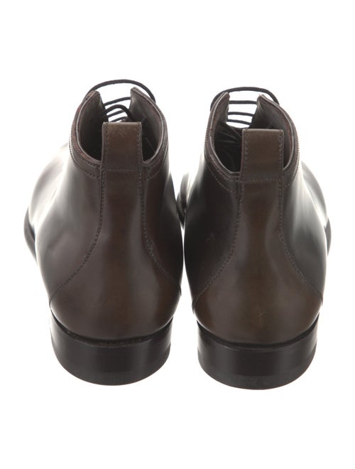 The Row Grand Leather Lace-Up Boots