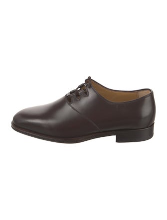 The Row Grant Ghillie Leather Oxfords