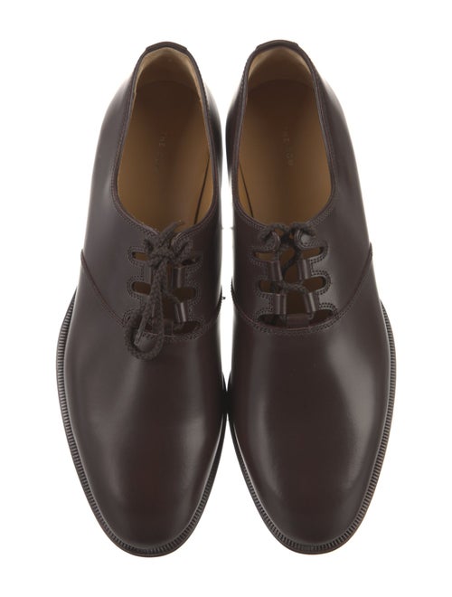 The Row Grant Ghillie Leather Oxfords