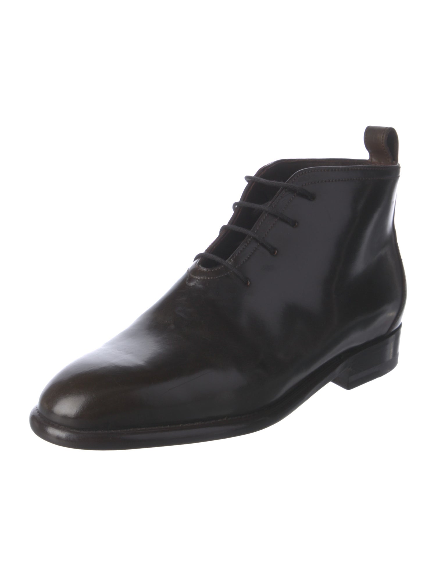 The Row Grant Leather Oxfords