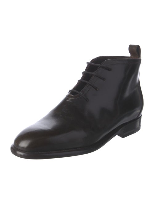 The Row Grant Leather Oxfords