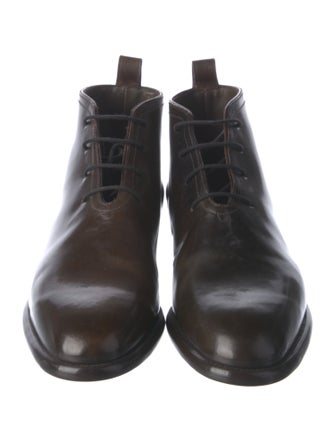 The Row Grant Leather Oxfords