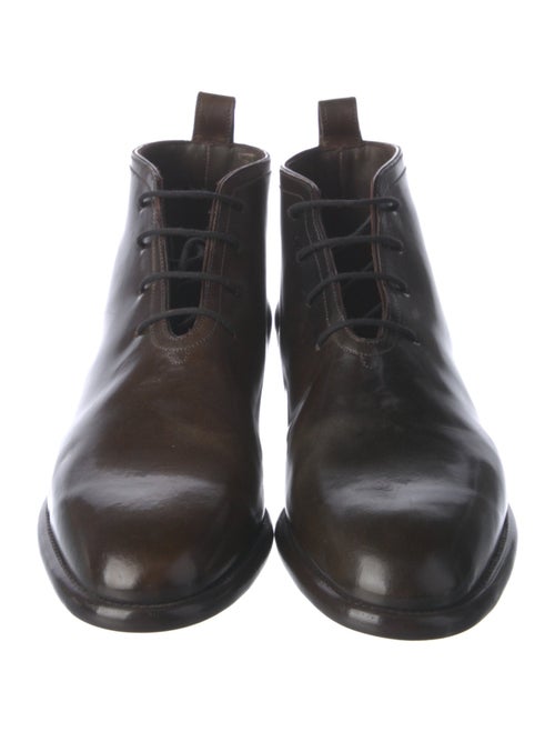 The Row Grant Leather Oxfords