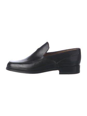 The Row Enzo Leather Loafers