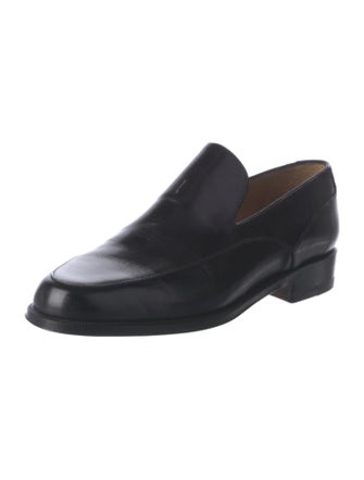 The Row Enzo Leather Loafers