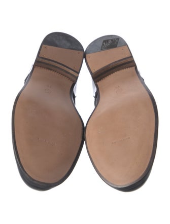 The Row Enzo Leather Loafers