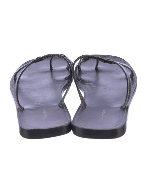 The Row Leather Slides