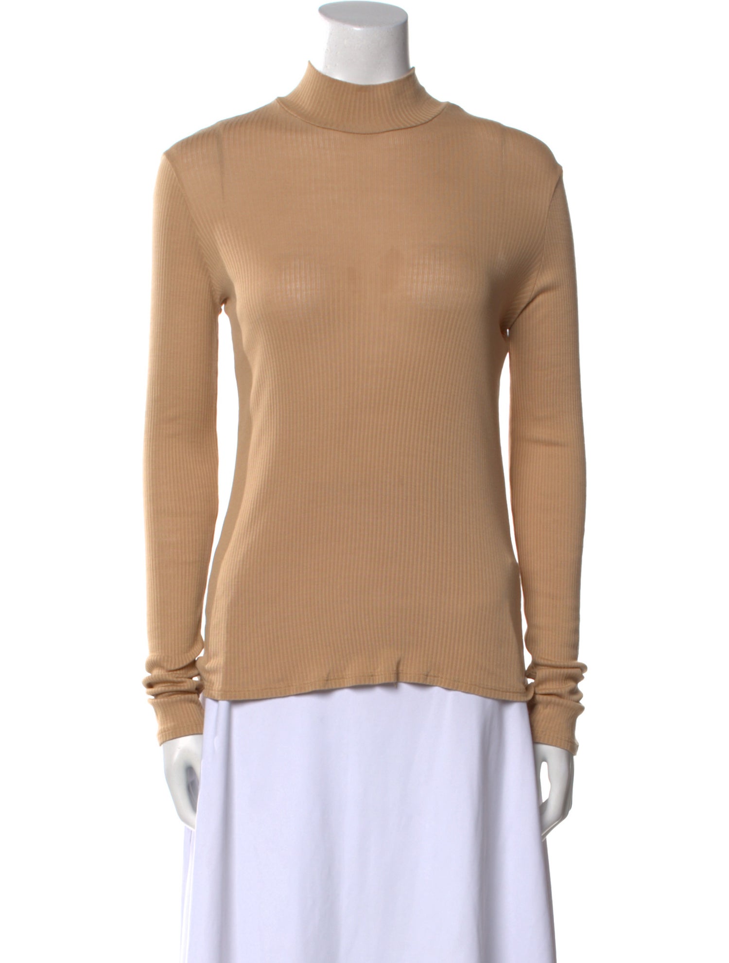 The Row Silk Turtleneck Top
