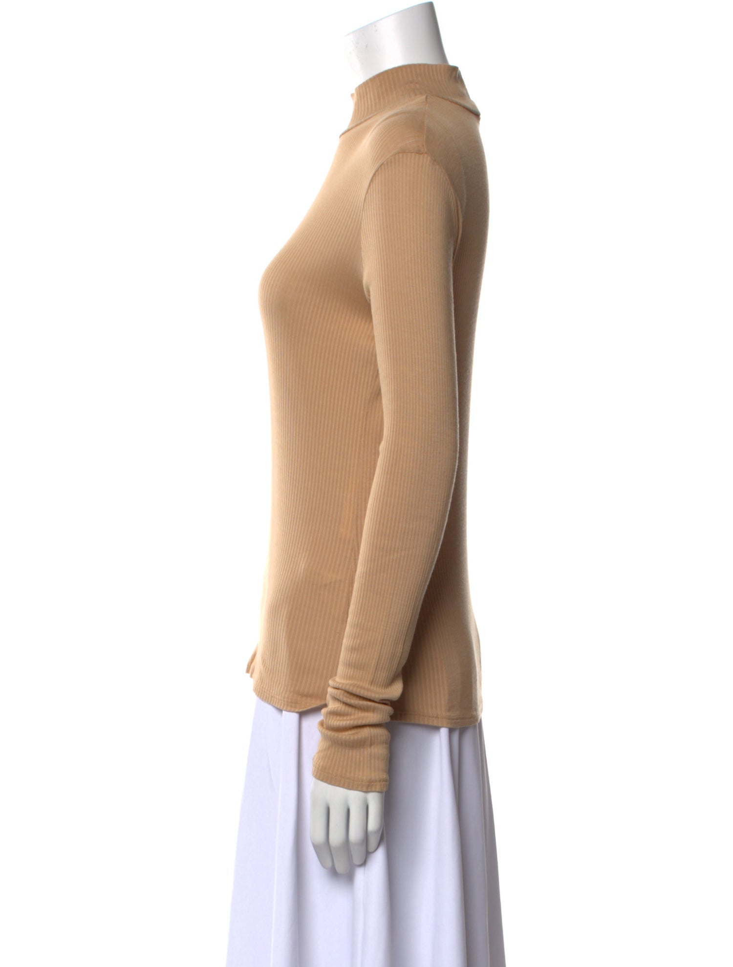 The Row Silk Turtleneck Top