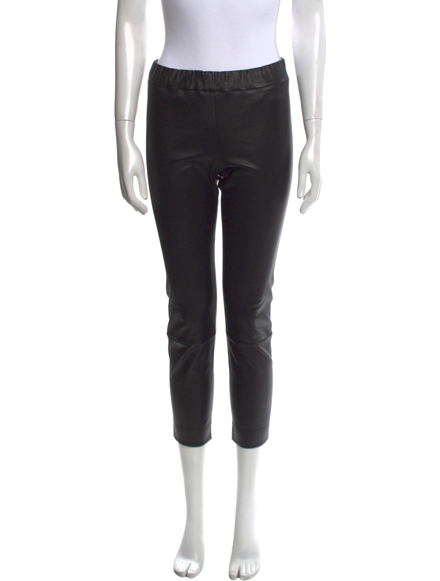The Row Leather Skinny Leg Pants