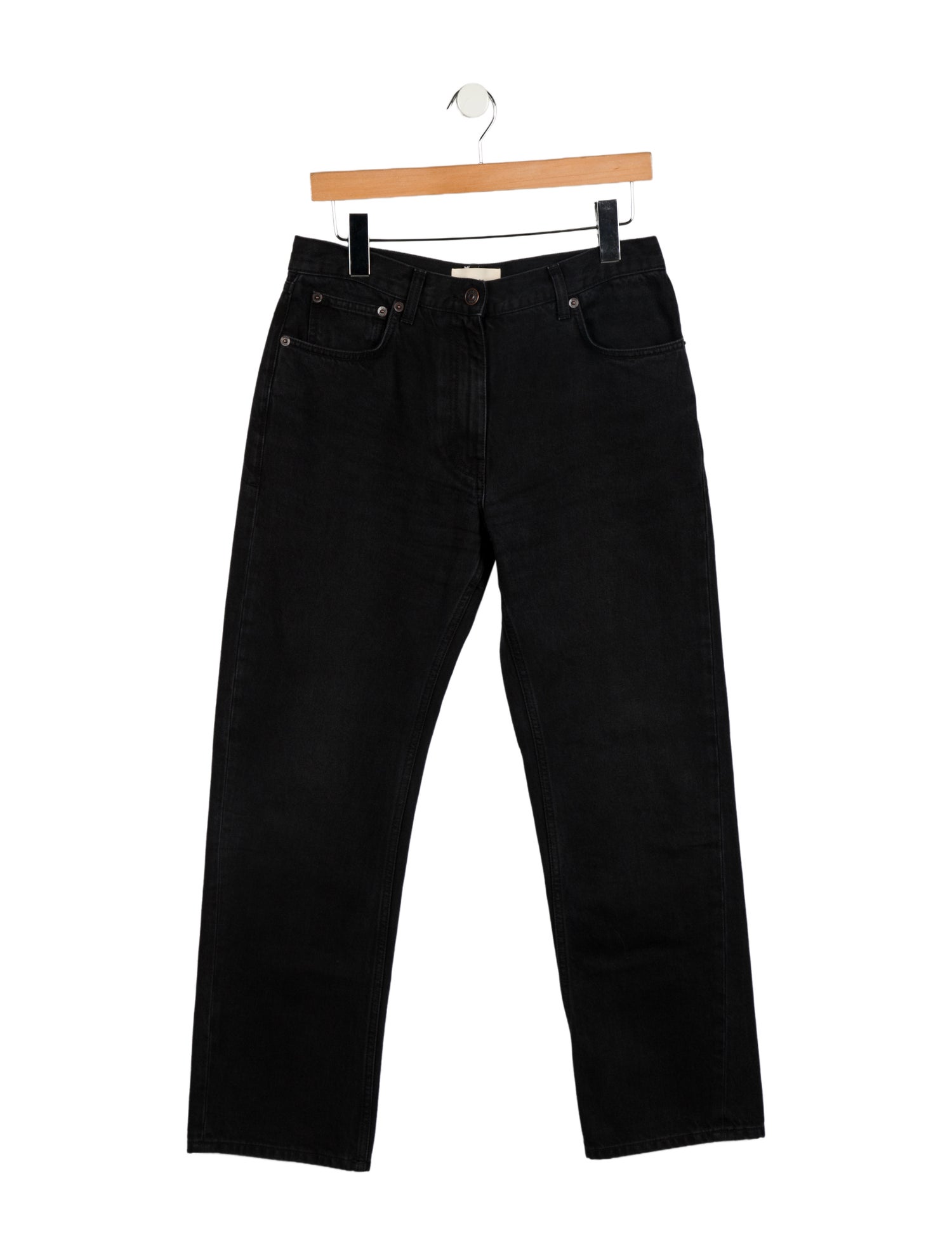 The Row Mid-Rise Straight Leg Jeans