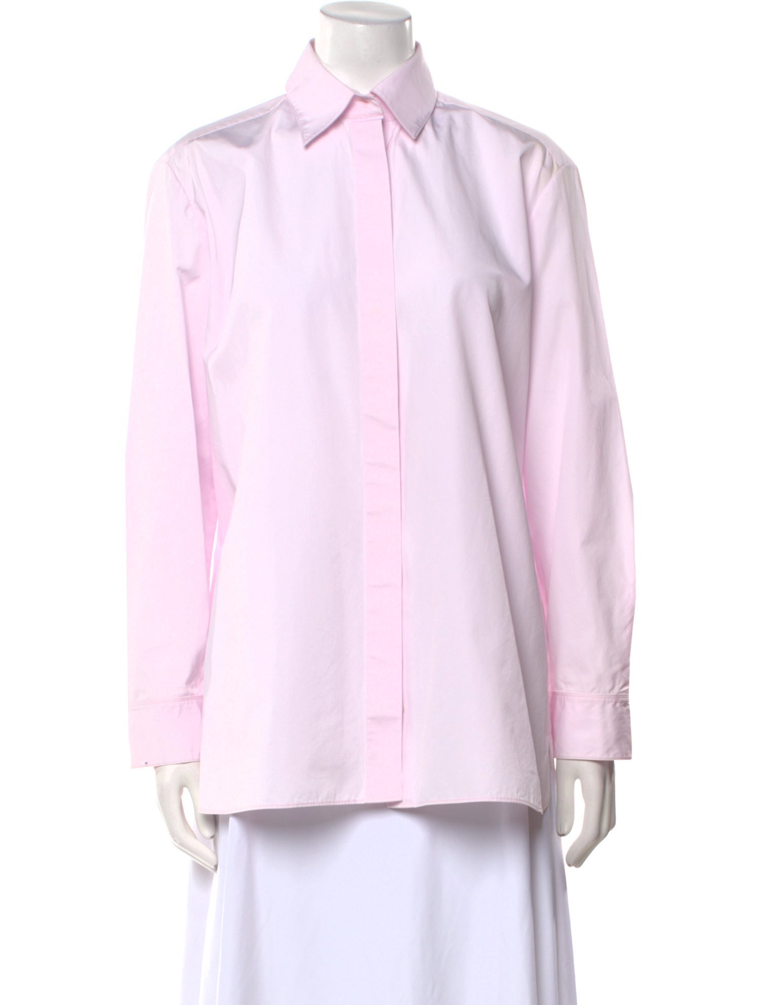 The Row Long Sleeve Button-Up Top
