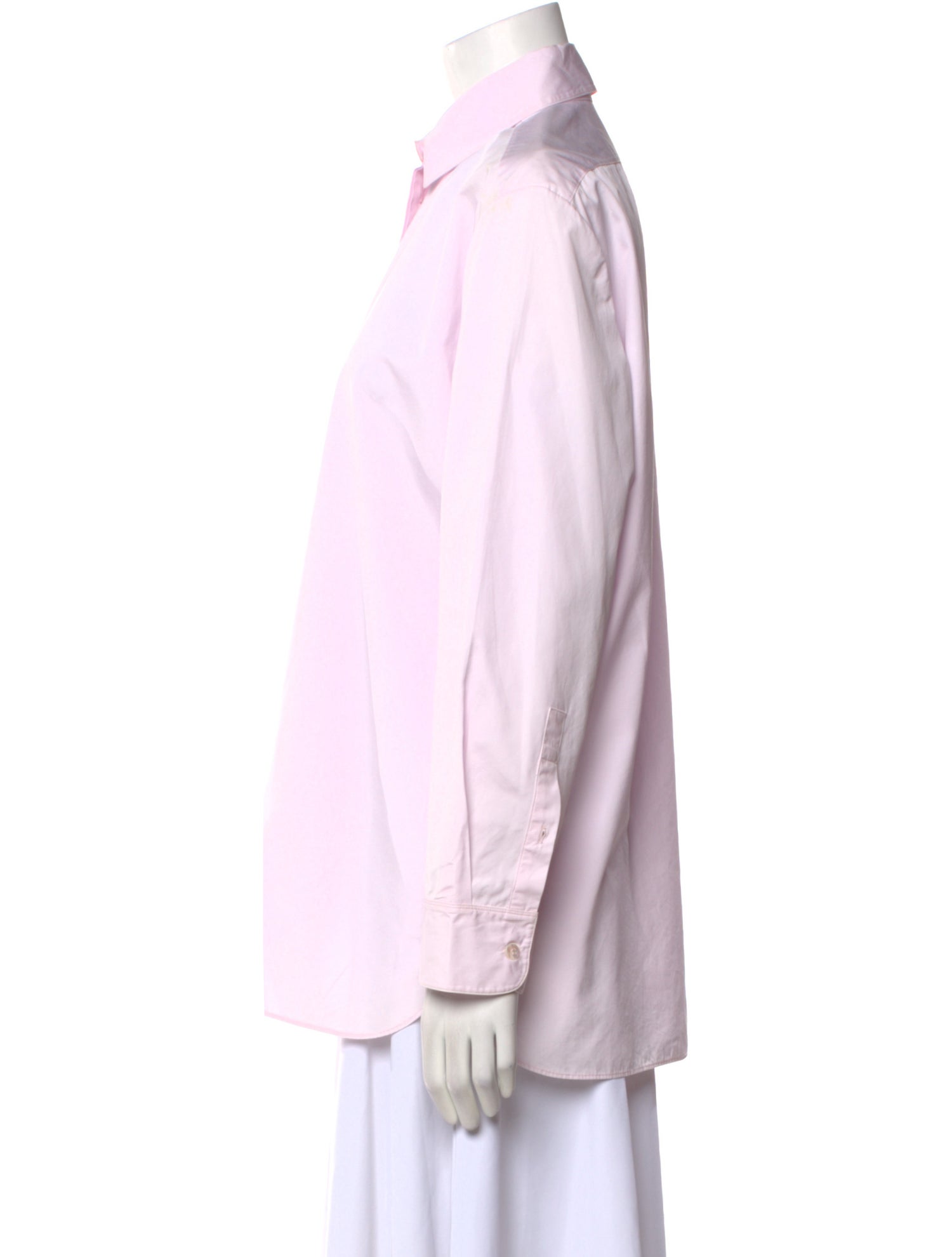 The Row Long Sleeve Button-Up Top