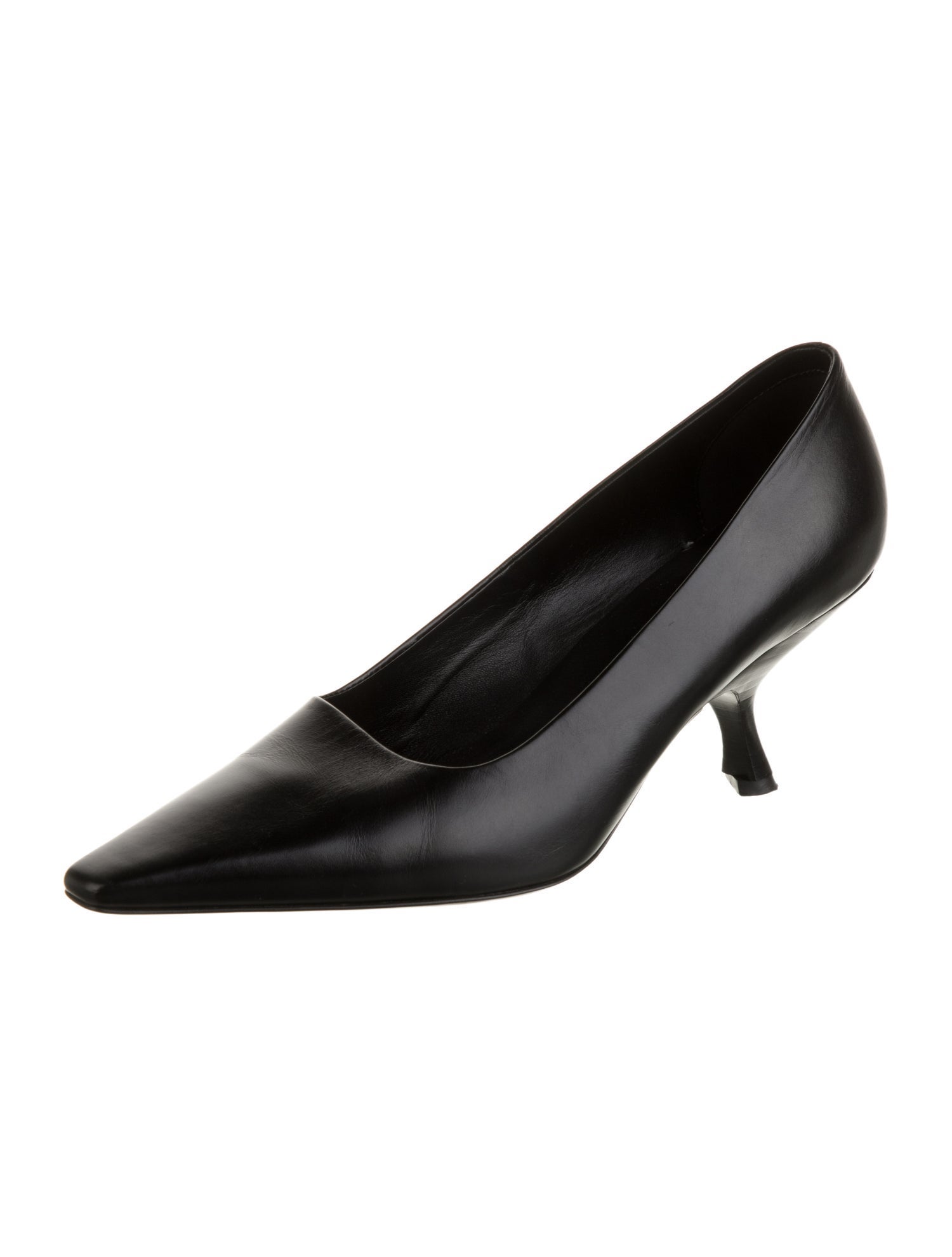The Row Kitten Calfskin Pumps