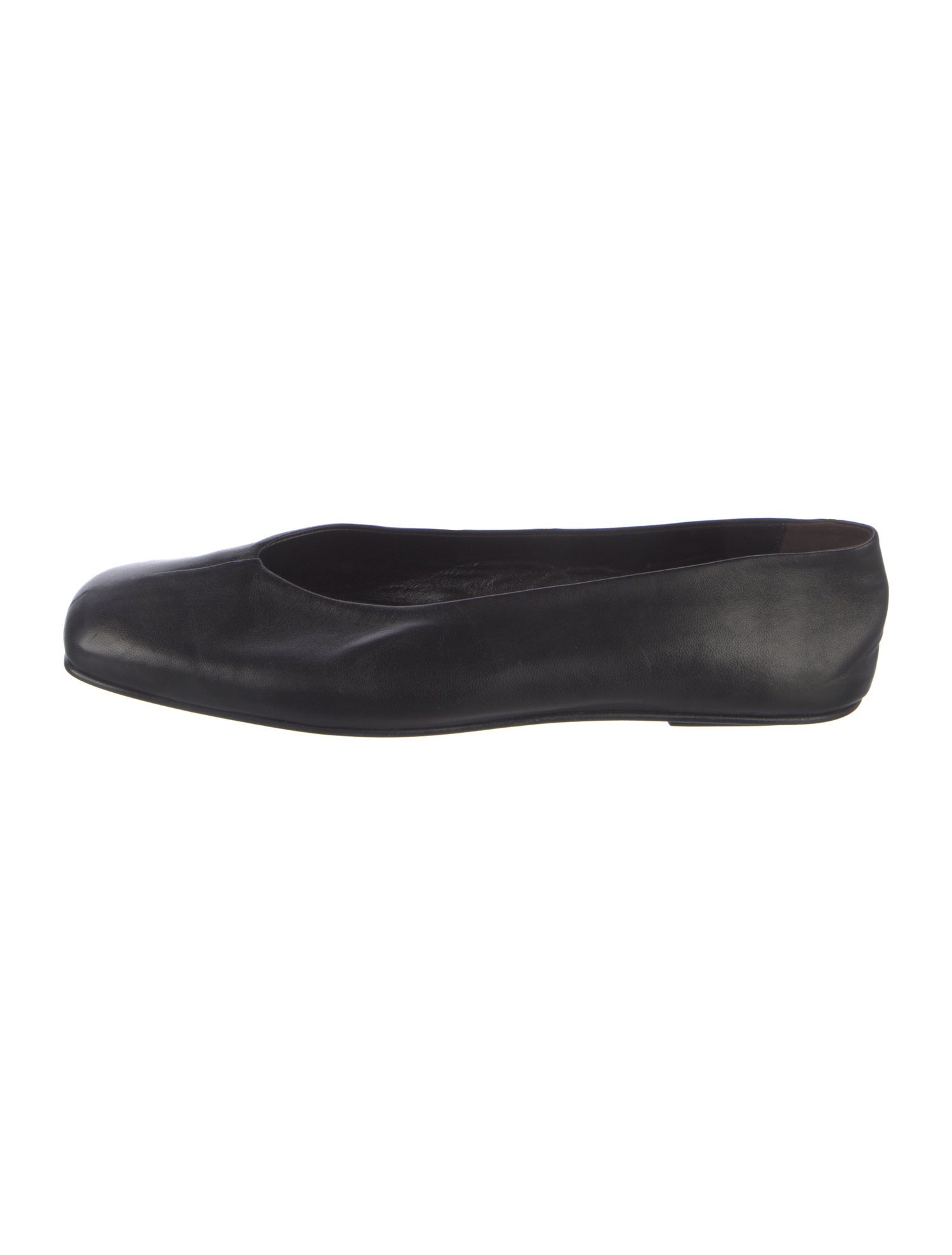 The Row Leather Ballet Flats