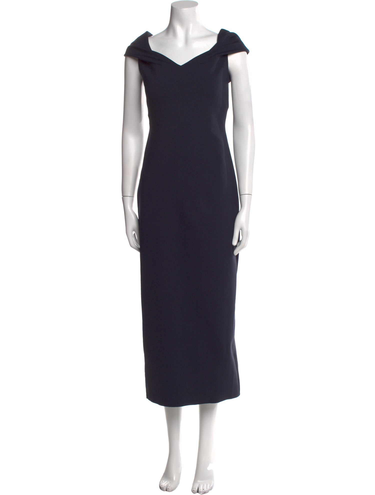 The Row V-Neck Long Dress