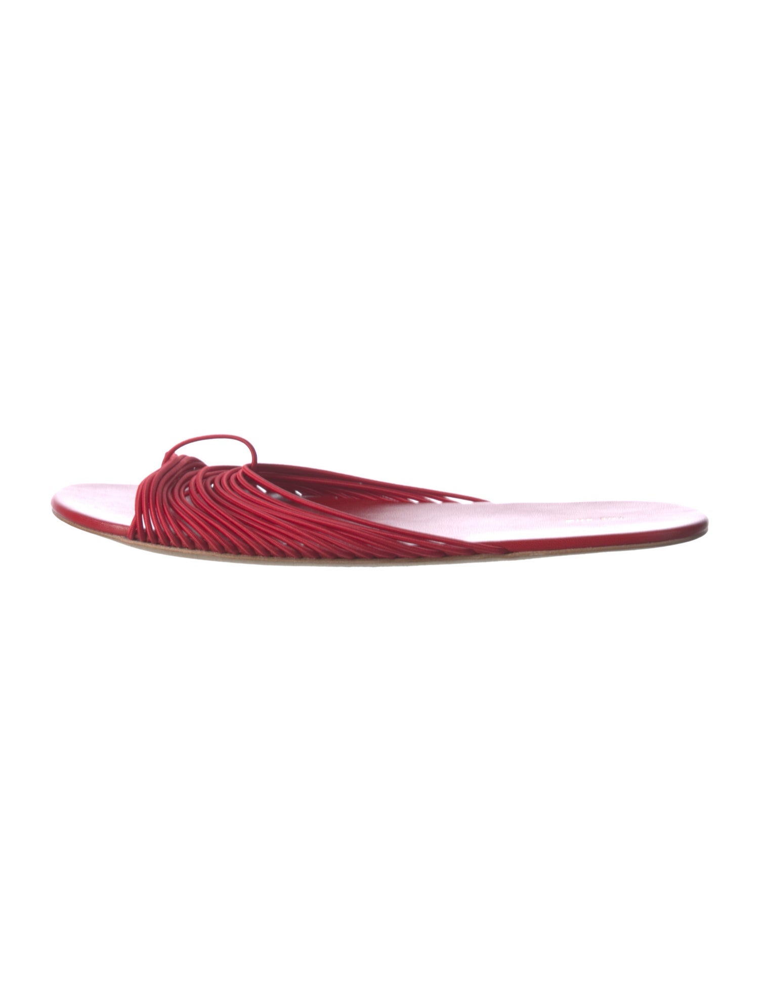 The Row Sara Leather Flip Flops