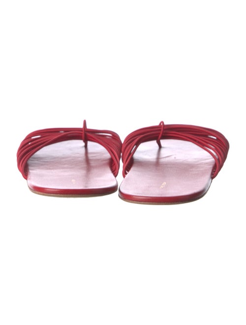 The Row Sara Leather Flip Flops