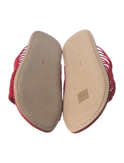 The Row Sara Leather Flip Flops