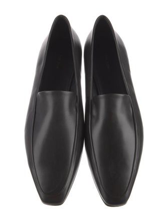The Row Minimal Leather Loafers