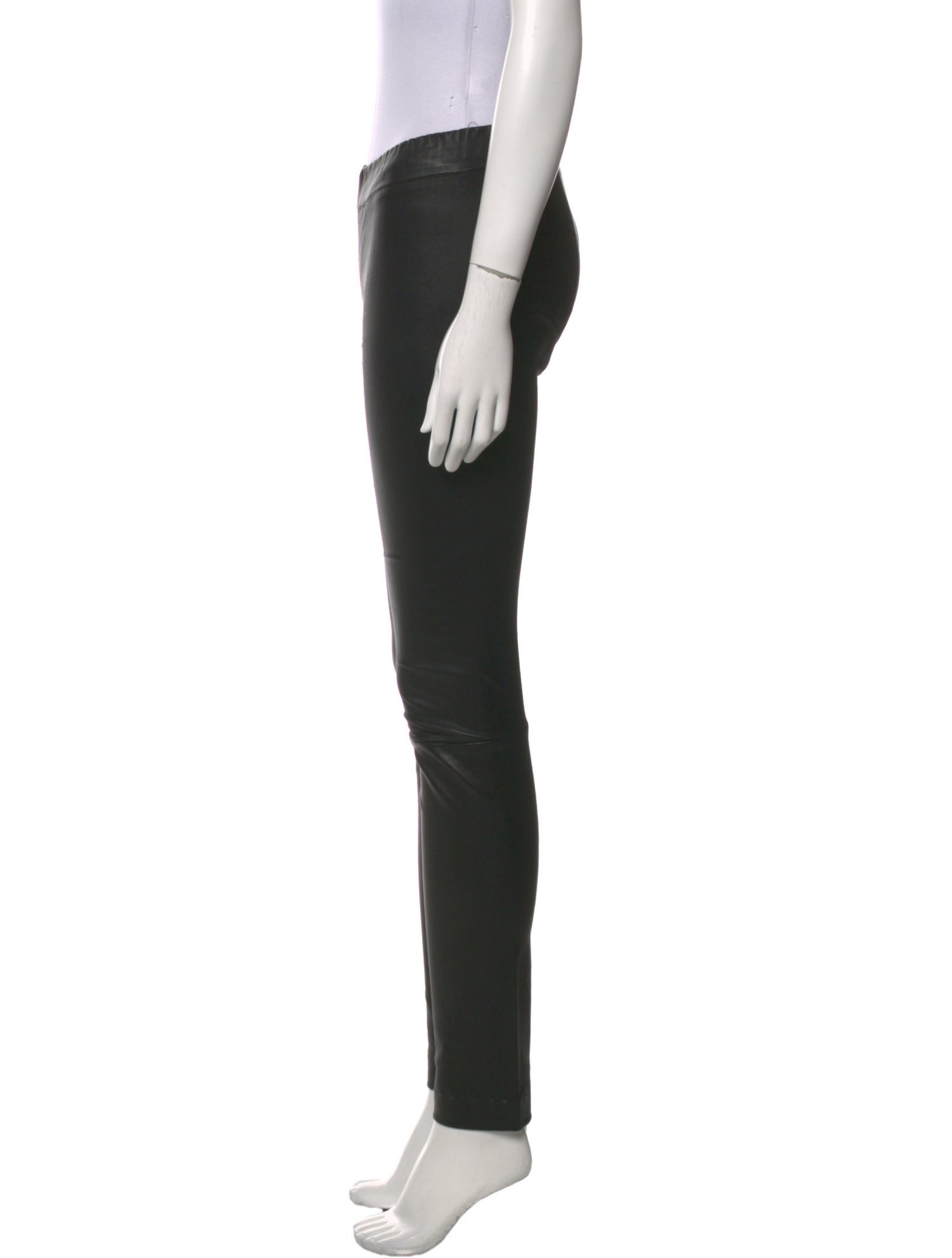 The Row Leather Skinny Leg Pants