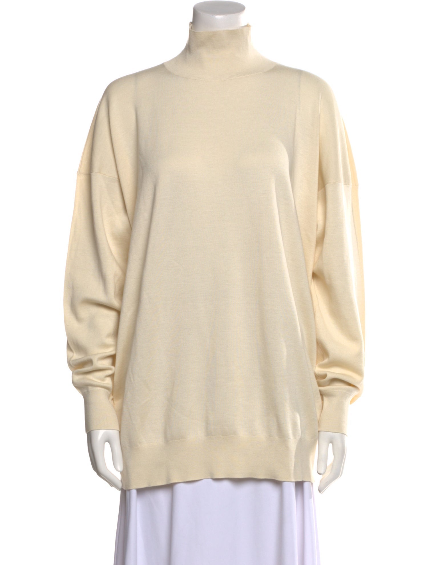 The Row Silk Turtleneck Sweatshirt