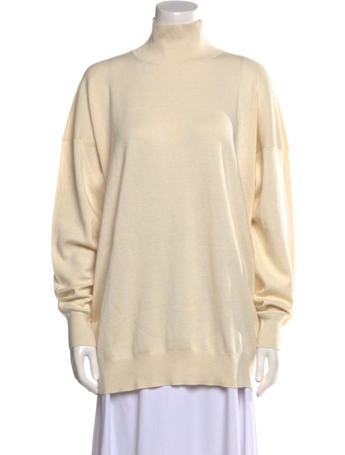 The Row Silk Turtleneck Sweatshirt